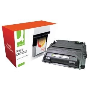 Image of Q-Connect Compatible Solution HP 42A Black Laserjet Toner Cartridge