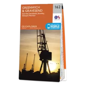 Image of Map of Greenwich and Gravesend