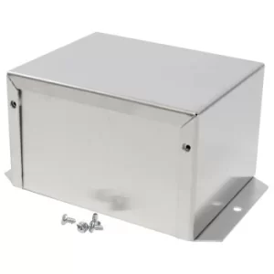 Image of Hammond 1411FBLU Utility Metal Flanged Case 127x102x76mm Aluminium...