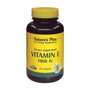Image of Natures Plus Vitamin E 1000 IU Softgels 60 Softgels