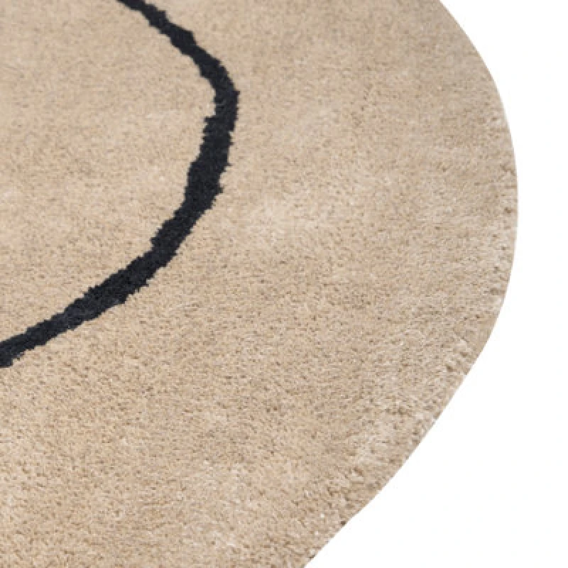 Image of Beliani Rug Digri Beige 200 Cm Viscose