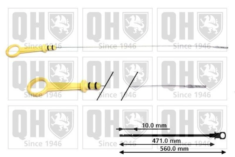 Image of QUINTON HAZELL Oil Dipstick QUINTON HAZELL QOD143