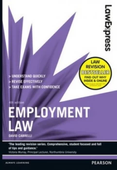 Image of Employment Law by David Cabrelli Book