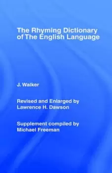 Image of Walkers Rhyming Dictionary of the English Language by J. Walker