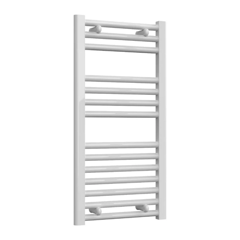 Image of Bathroom Kingdom Diva White Straight Heated Towel Rail 800x400 White Unisex