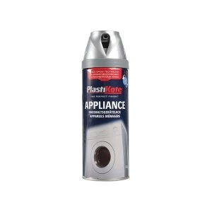 image of PlastiKote Twist & Spray Appliance Enamel Gloss White 400ml