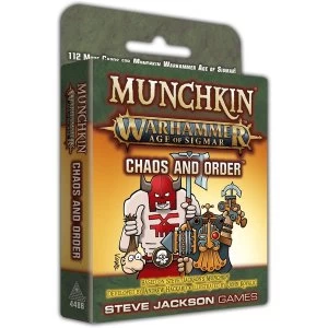 Image of Munchkin Warhammer Age of Sigmar: Chaos and Order Expansion Card Game