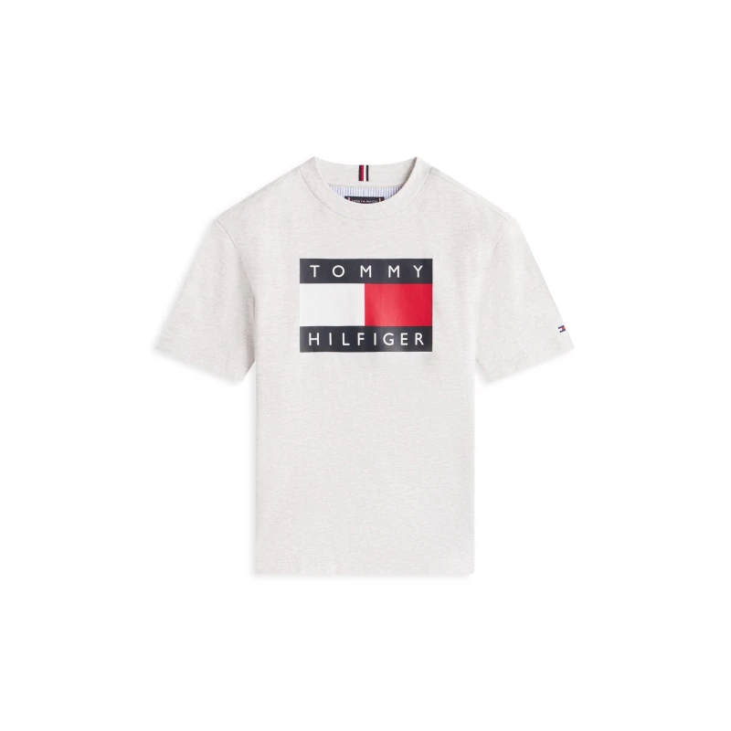 Image of Tommy Hilfiger Kids Heritage T-Shirt Light Grey P01 male 4Y