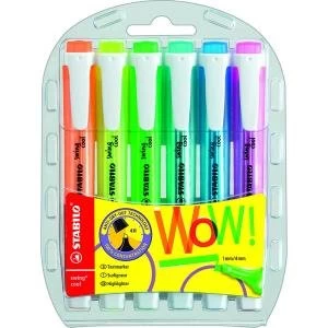 image of Stabilo swing cool Highlighters Assorted line width 1.0 - 4.0mm 2756-3