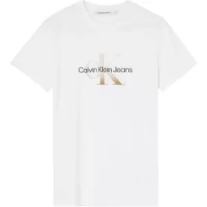 Image of Calvin Klein Jeans Gradient Monologo Tee - White