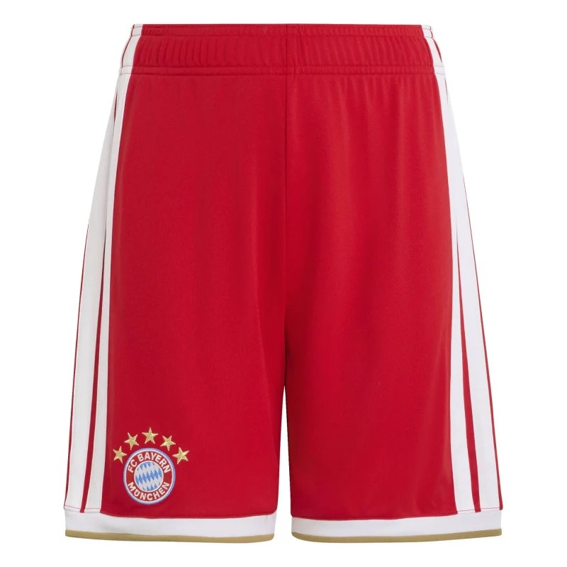 Image of Adidas Bayern Munich Kids Shorts 2026/27 Rouge Unisex 7/8 ans JZ3084