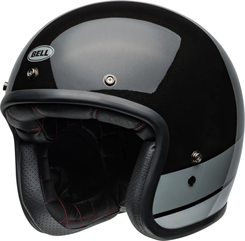Image of Bell Custom 500 Black Flake Jet Helmet Size XL