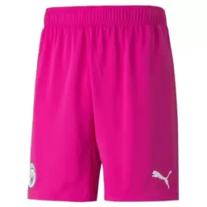 image of Puma Manchester City Third Shorts Adults - Pink