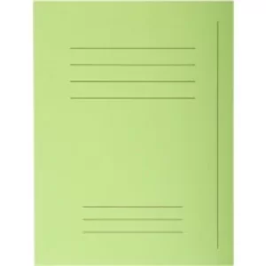Image of Forever Square Cut Folders Printed, Green, 5 Packs of 50