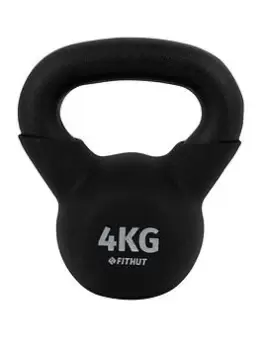 Image of Fithut Fithut 4Kg Kettle Bell - Black