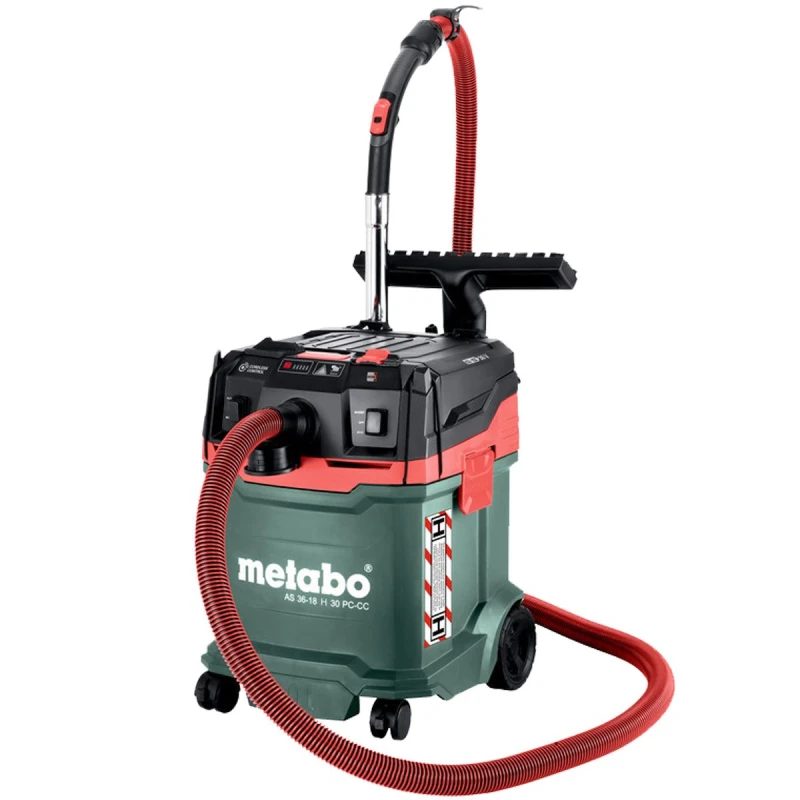 Image of Metabo AS 36-18 H 30 PC-CC 18V H-Class Vacuum Cleaner Body Only 602075850