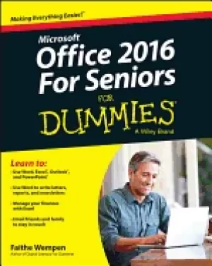 Image of office 2016 for seniors for dummies