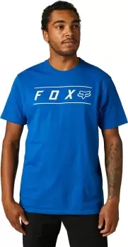 Image of FOX Pinnacle Premium T-Shirt, blue, Size 2XL, blue, Size 2XL