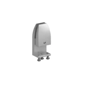 Image of Acrylic fixed desktop screen brackets - silver (single)