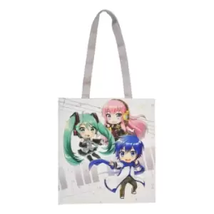 image of Hatsune Miku Tote Bag Chibi Piapro Characters