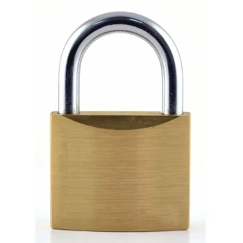 image of Slimline Brass Key Padlock - 30MM - Matlock