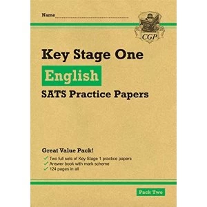 Image of New KS1 English SATS Practice Papers: Pack 2 (for the 2021 tests) Paperback / softback 2018