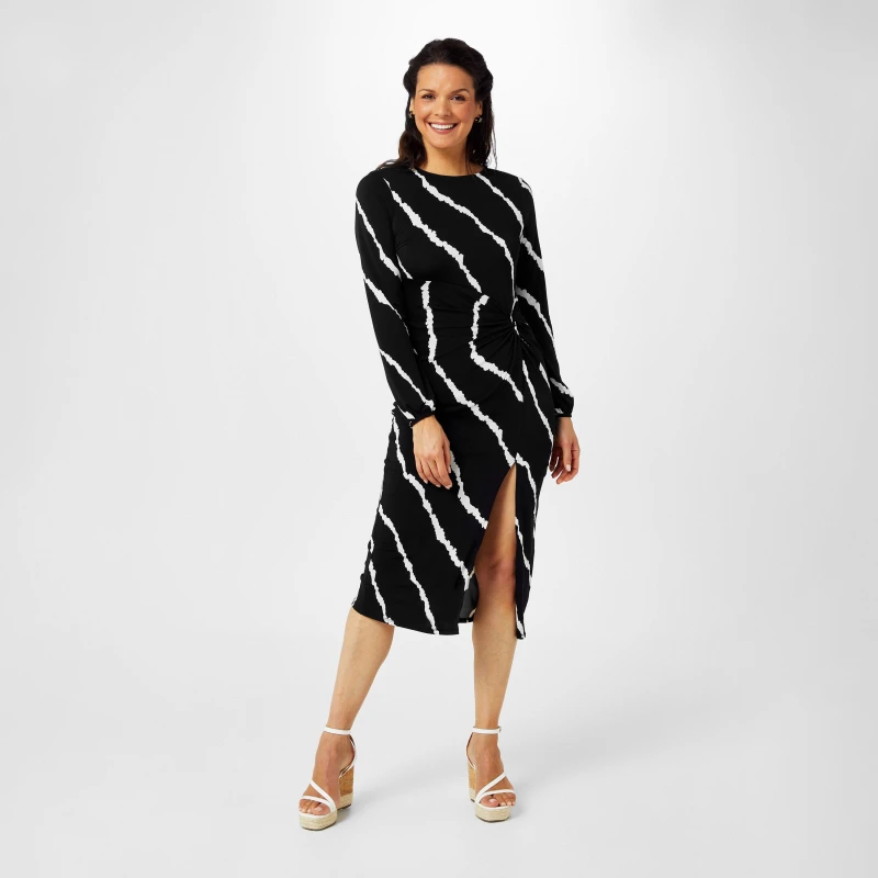 Image of Biba Biba Tie Dye Twist Dress - Multi Multi 8