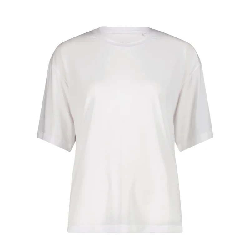 Image of CMP Womens Polyester and Lyocell Blend T-Shirt CMP Blanc Female 2XS
