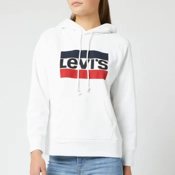 Levis Womens Graphic Sport Hoodie - White - XS