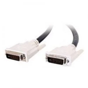 image of C2G 1m DVI-I M/M Dual Link Digital/Analogue Video Cabl