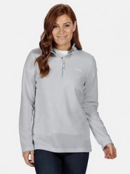 image of Regatta Sweethart Quarter Zip Fleece - Steel, Size 10, Women