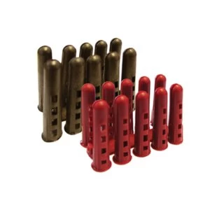 Image of Rawl Plastic Rawl Plug Brown Pack of 100