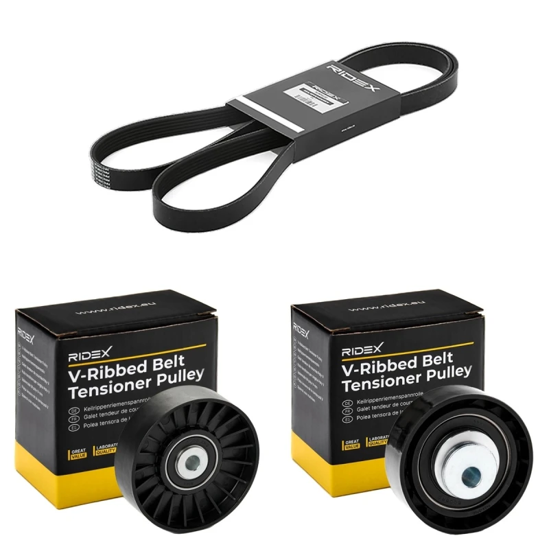 Image of RIDEX 542R0306 V-ribbed belt set V-Ribbed Belt Set (542)