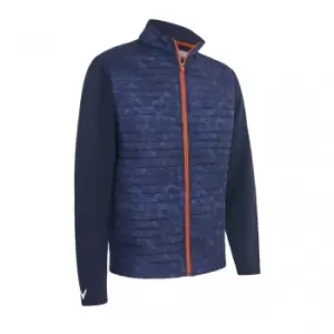 Image of Callaway ABSTRACT CAMO MIX MEDIA JKT - NAVY BLAZER - S