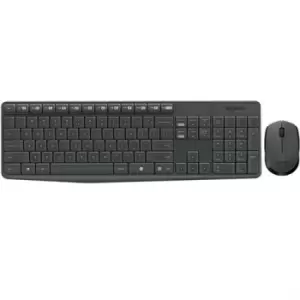 Image of Logitech MK235 Wireless and Mouse Combo keyboard Mouse included RF Wireless Greek Grey