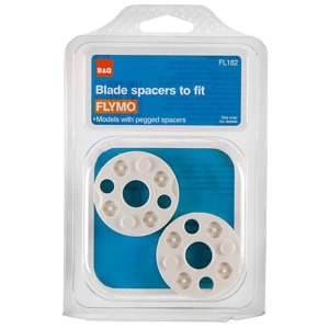 Image of BQ White Blade spacers Pack of 2