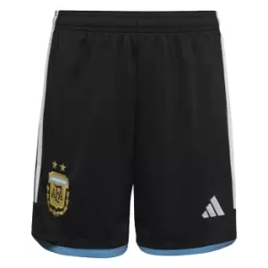 Image of 2022-2023 Argentina Home Shorts (Black) - Kids