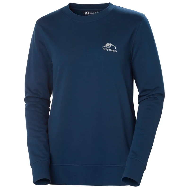 Image of Helly Hansen Nord Graphic Womens Sweatshirt Bleu Female L