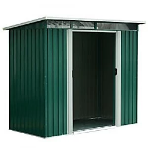 image of OutSunny Garden Shed Storage Green Water proof Outdoors 2080 mm x 140 mm x 705 mm