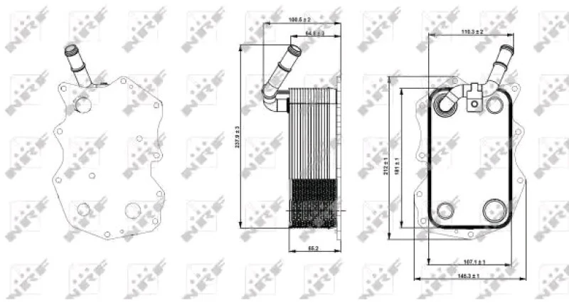 Image of NRF 31271 Oil Cooler Aluminium Oil Cooler,engine oil (469)