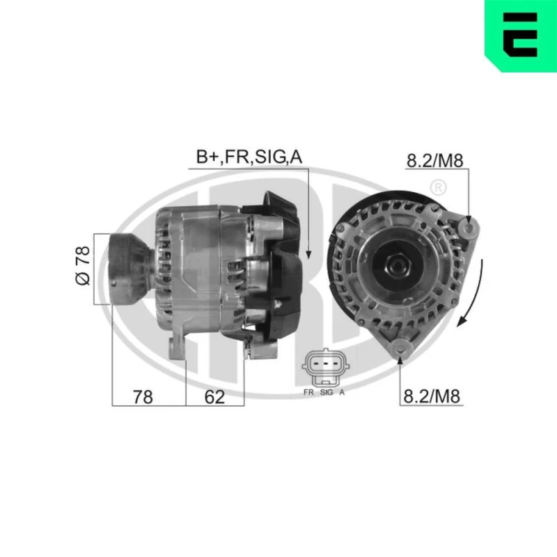Image of ERA Alternator ERA 210366A