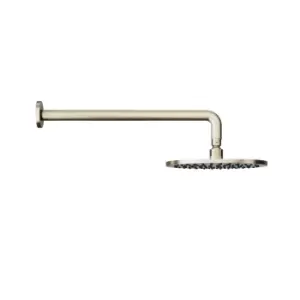 250mm Nickel Round Wall Mounted Shower Head