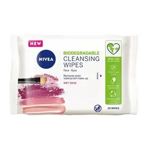 Image of NIVEA BIODEGRADABLE CLN WIPES DRY 20PCS