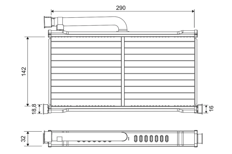 Image of Heater matrix VALEO 811570