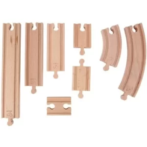 Image of Hape Starter Expansion Wooden Rail Pack