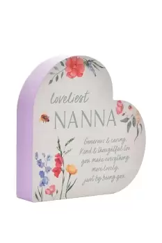 Image of Mother's Day 3D Heart "Nanna"