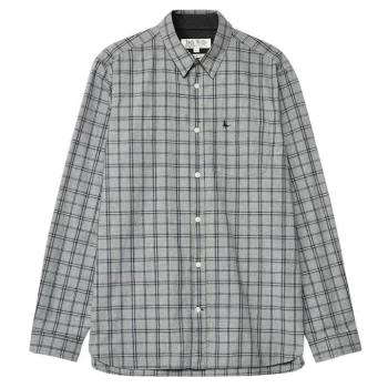 image of Jack Wills Abervale Check Shirt - Grey