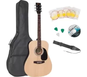 image of ENCORE EWP-100N Acoustic Guitar Bundle - Natural