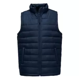 Image of Portwest Mens Aspen Lightweight Padded Gilet Navy 2XL