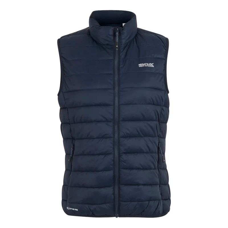 Image of Womens sleeveless jacket Regatta Hillpack II Bleu Female 38